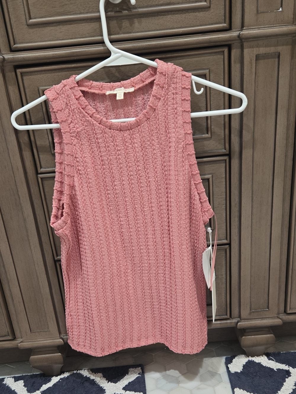Parker Sleeveless Top in Dusty Rose Size XS NWT